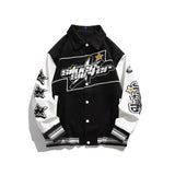 Varsity Jacket Vintage Fall Loose Baseball Uniform