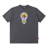 Men T Shirt Retro Portrait Short Sleeve T-shirt Men and Women Loose