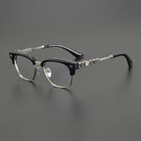 CHH Chrome Hearts Glasses Croxing pure titanium medium gold plate retro eyebrow wireframe