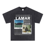 Kendrick Lamar T Shirts Cotton Hip Hop Rap Loose Short Sleeves