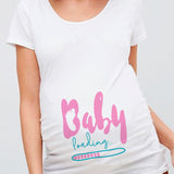 Baby In Progress Baby Loading Maternity Short Sleeve