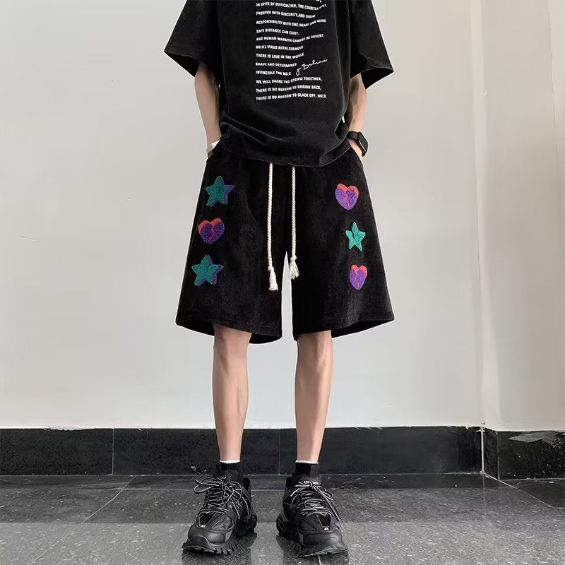 Men Sweatpants Shorts Men's Summer Fashion Brand Embroidered Sports Pants