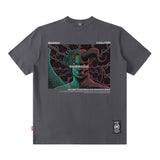 Men T Shirt Men's Short-Sleeved T-shirt American Style Hip Hop Loose