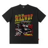 Men T Shirt Pattern Short Sleeve T-shirt Ins Men and Women Couple's Tops