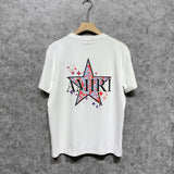 Amiri T Shirt Five-Pointed Star Casual Round Neck