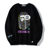 Bathing Ape Sweatshirts Spring Fashion Brand round Neck Pullover Undershirt Sweater