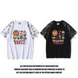 Bathing Ape T Shirt Summer Luminous Starry Sky Cartoon Printed Short Sleeve T-shirt