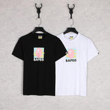 Bathing Ape T Shirt Summer Loose Leisure Pullover Letter Short Sleeve T-shirt