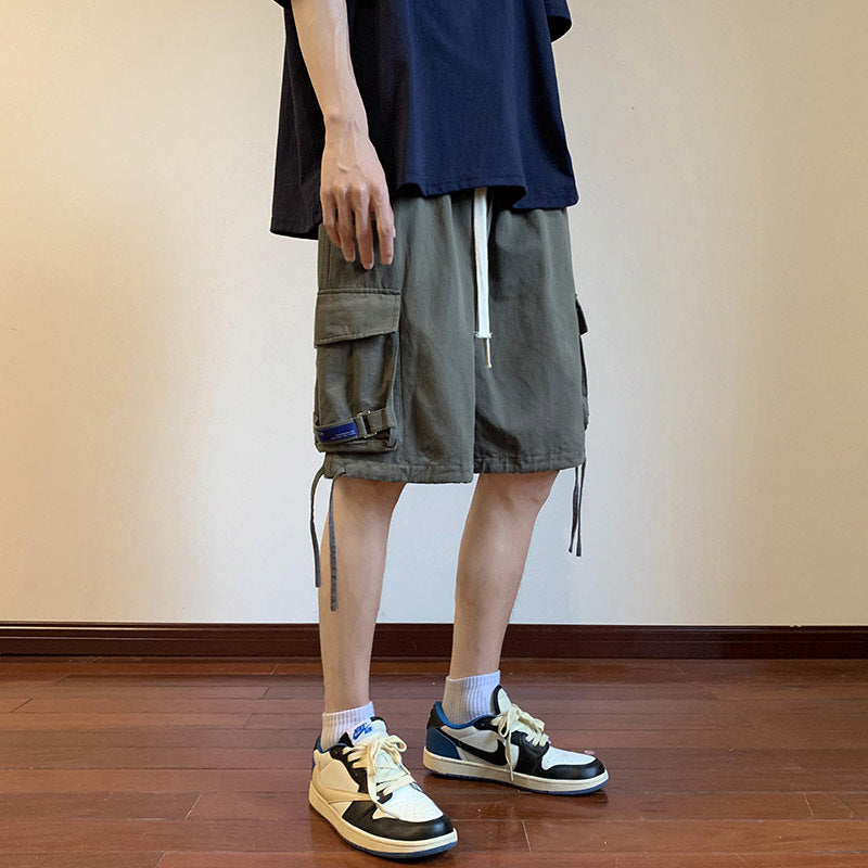 Men Sweatpants Men's Summer All-Matching Fashion Brand Outdoor Casual Design Sense