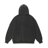 Men Hoodie Washed and Worn Hooded Jacket Men's Autumn and Winter
