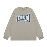Men Long Sleeve Shirt Couple Long Sleeve T-shirt Men and Women Ins Idle Style All-Match Loose