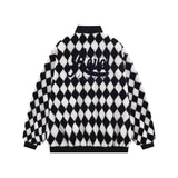 Men Cotton Mixed Jacket Coat Berber Fleece Coat Men's Autumn and Winter Loose Cotton Coat