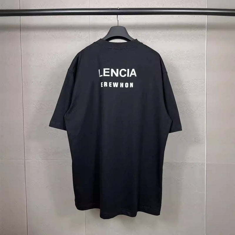 Men T-shirts LOGO Short Sleeve T-Shirt Loose Crew Neck Half Sleeve
