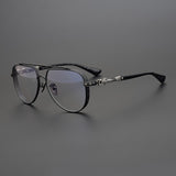 CHH Chrome Hearts Glasses Collector's Edition Pure Titanium Engraved Myopia Glasses Frame Sunglasses
