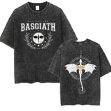 Basgiath War College Vintage Washed T Shirt Fourth Wing