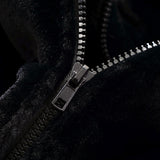 Men Cotton Padded Jacket Coat Letter Embroidered Cotton Jacket Men Winter Thickening Stand Collar Baggy Coat