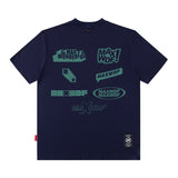 Men T Shirt West Coast Cartoon Printed Short Sleeve T-shirt Men and Women Loose Casual