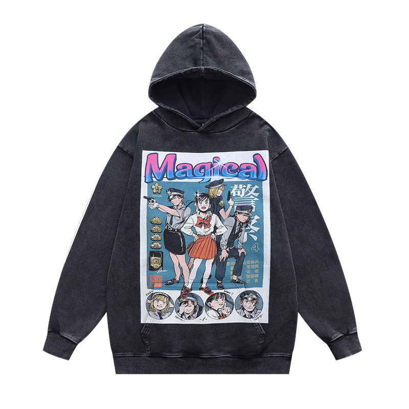 Unisex Vintage Hoodie print hoodie
