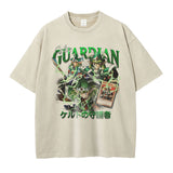 Anime Yu Gi Oh T Shirts Oversized Vintage Washed