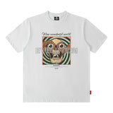 Men T Shirt Printed Short Sleeve T-shirt Men's and Women's Tops