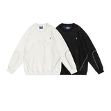 Unisex Hoodie All-Match Top Loose Crew Neck Sweater Coat Men