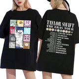 2024 The Eras Tour Cat Printed T-Shirt Women's Fashion