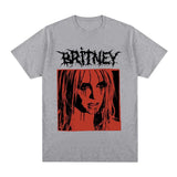 Britney Spears Metal Rock Graphic T-shirt Men Women Fashion