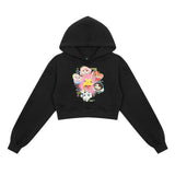 Women Hoodie Printed Cropped Hoodie Spring and Autumn Clothes for Women