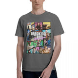 Collage Breaking Bad GTA De Camisa De Cuello Redondo