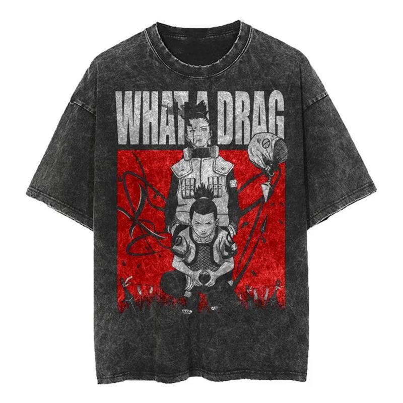 Harajuku Fashion Vintage T-Shirt Japanese Anime Naruto