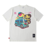 Men T Shirt Short Sleeve T-shirt Male and Female Trendy Brand Printed Loose Hip Hop