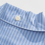 Men Long Sleeved T Shirt Vertical Striped Long Sleeve Shirt Men's Casual round Hem Shirt Loose Outer Fashion