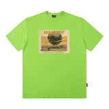 Men T Shirt Printed Short-Sleeved T-shirt for Men and Women