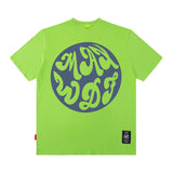 Men T Shirt Hiphop Short-Sleeved T-shirt Men's High Street Retro Street