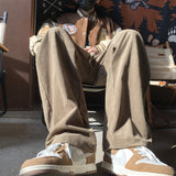 Men Sweatpants Cityboy Pants Men Winter Track Pants Hong Kong Style Autumn and Winter