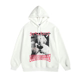 Men Long Sleeve Shirt Portrait Printing Couple Hooded Sweater Men and Women