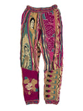 Kapital Pants Vintage Hida Hehong Knitted Retro Patchwork Anti-war Knitted Trousers