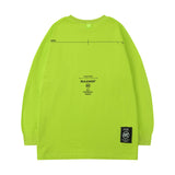Men Long Sleeve Shirt Vintage Sweater Men's and Women's Letter Long Sleeve T-shirt Loose round Neck
