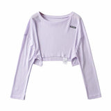 Women T-shirt round Neck Loose Long Sleeves T-shirt Casual Top
