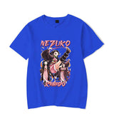 Hot Anime Kamado Nezuko Print T-shirt Women Summer