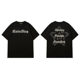 Men T Shirt Couple Half Sleeve T-shirt Hip Hop Casual Short Sleeve T-shirt for Men and Women