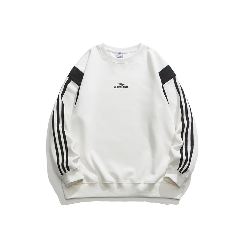 Unisex Hoodie Retro University Style Sports Casual round Neck Sweater Men and Women