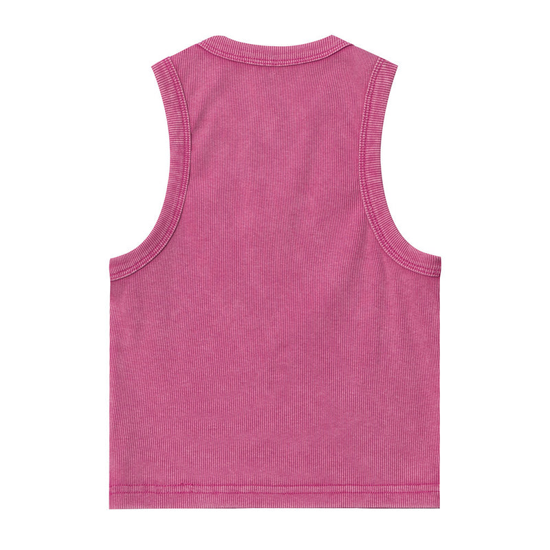 Women Vest Women's Short Summer Sling Washed and Worn