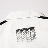 Men's Long Sleeve T Shirt Color Matching Long Sleeve Shirt Men's Letter Printing Personality Shirt Outer Wear