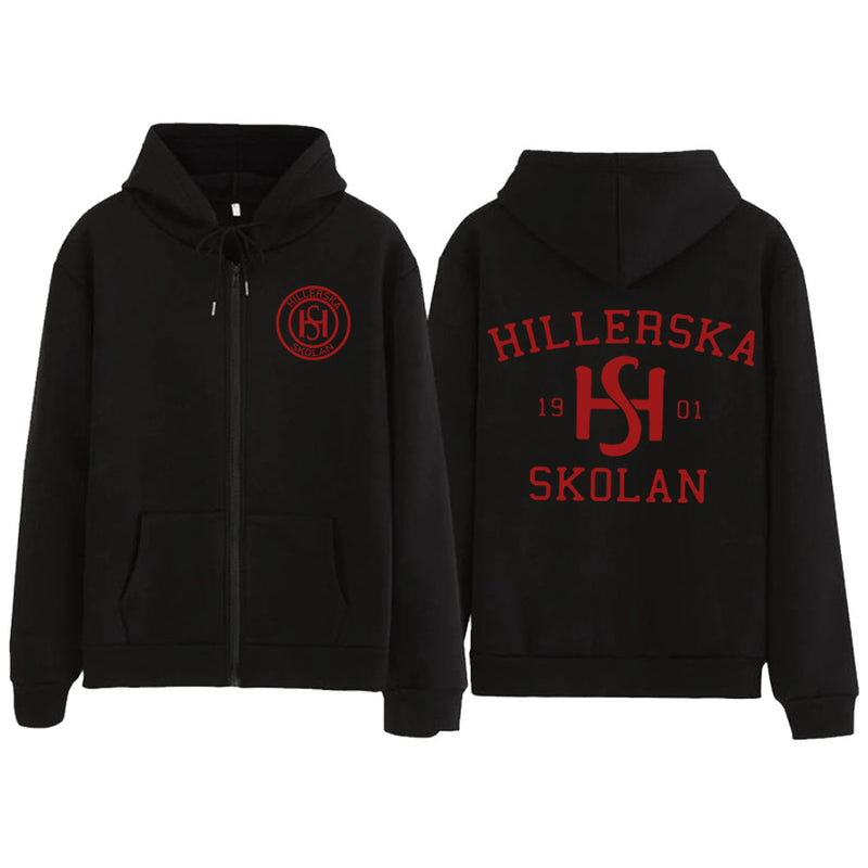 Young Royals Hillerska Skolan Hoodie Zipper Hooded