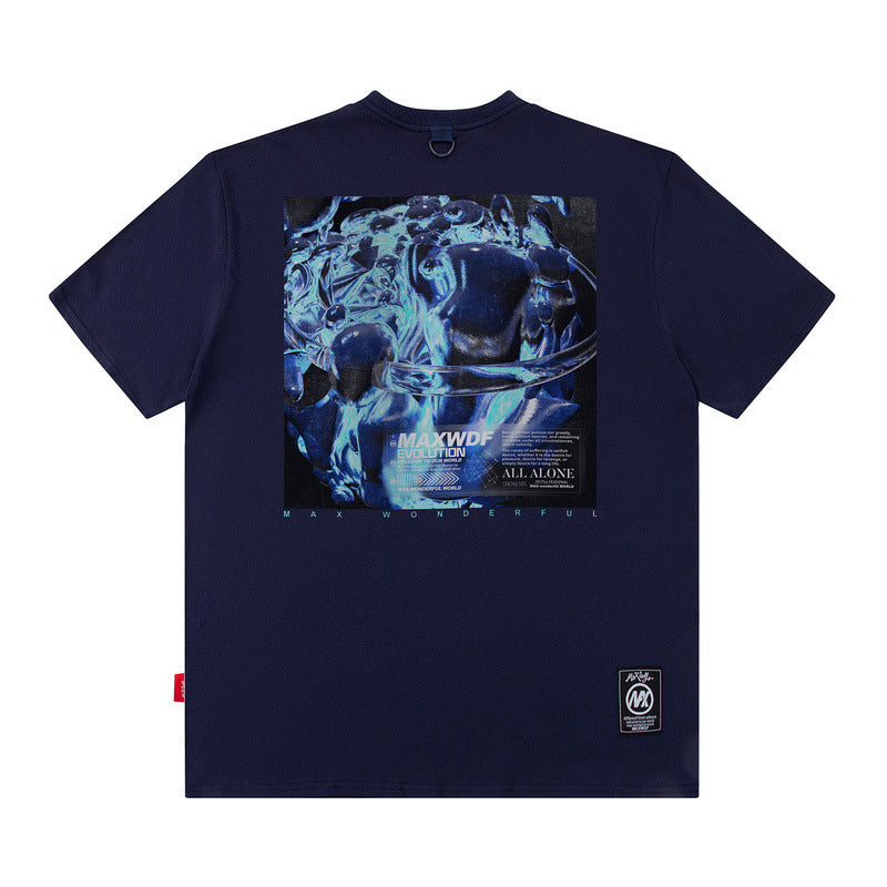 Men T Shirt round Neck Short Sleeve T-shirt