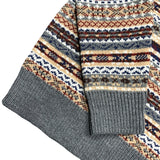 Kapital Sweater Vintage Jacquard Knitwear Ethnic Style Pullover Sweater