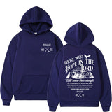 Christian Jesus Letters Print Hoodies Men Women's