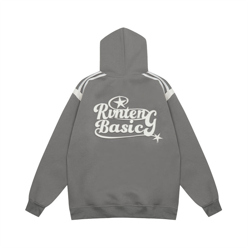Men Hoodie Embroidered Letter Hooded Sweater Men's Loose Long Sleeve Spring and Autumn
