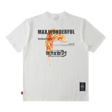 Men T Shirt Couple Short Sleeve Hip Hop Spring and Summer Loose
